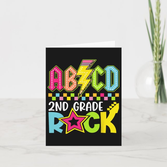 Cartão Engraçado De Volta À Pedra De segundo De Relâmpago (Frente)