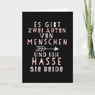 Cartão Engraçado Dizer Que Odeio Pessoas