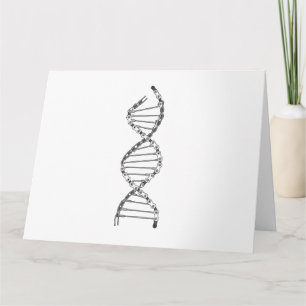 Cartão Engraçado DNA ciclando Bicicleta Corrente Montanha