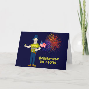 Cartão engraçado do 4 de julho