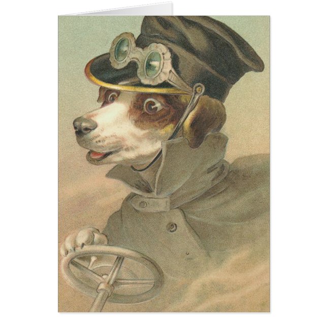 Cartão engraçado do cão (Frente)