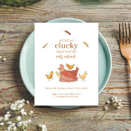 Cartão engraçado do Dia das Mães da Galinha feito 