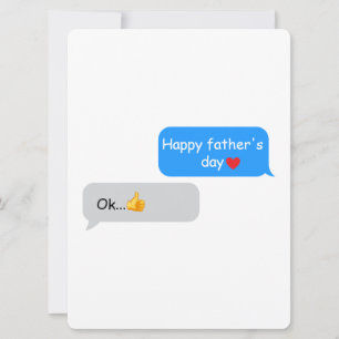 Cartão engraçado do Dia dos Pais para o Papai – Ca
