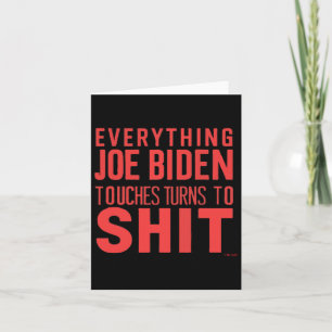 Cartão Engraçado Donald Trump 2024 Tudo que Joe Biden Toq