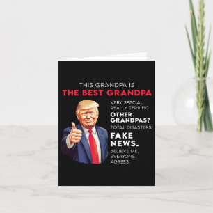 Cartão Engraçado Donald Trump Citação Do Avô Conservador