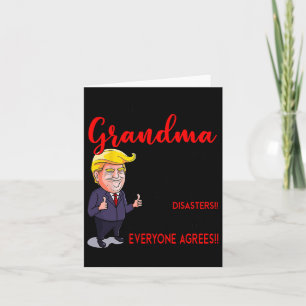 Cartão Engraçado Donald Trump Você é uma vovó Excelente