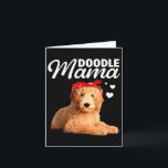 Cartão Engraçado Doodle Mama Design Para Mamãe Mulheres G<br><div class="desc">Engraçada Design De Mama Para Mamãe Mulheres Goldendoodle Lover 1</div>