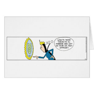 Cartão Engraçado - Espelho Mágico