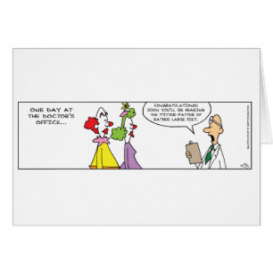 Cartão Engraçado Esperando Pais Palhaços