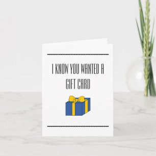 Cartão Engraçado "Espero que goste de meias" Feliz Dia de