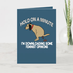 Cartão Engraçado, estou baixando opiniões de celebridade