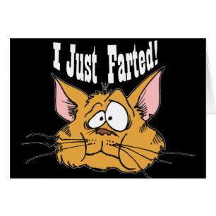 Cartão Engraçado eu apenas Farted presentes rudes