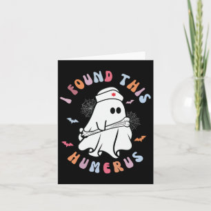 Cartão Engraçado Eu Encontrei Este Humero Boo Ghost Hallo