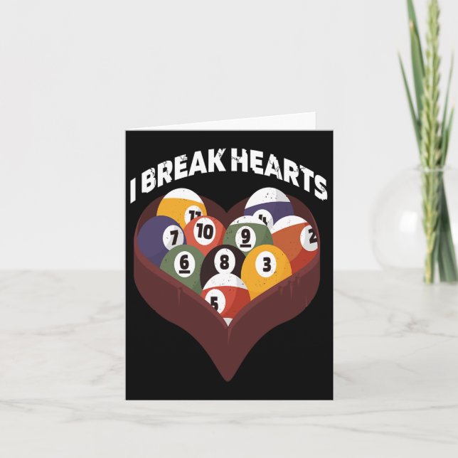 Cartão Engraçado Evolução Dos Bilhares Humanos 8 Ll Pisci (Frente)