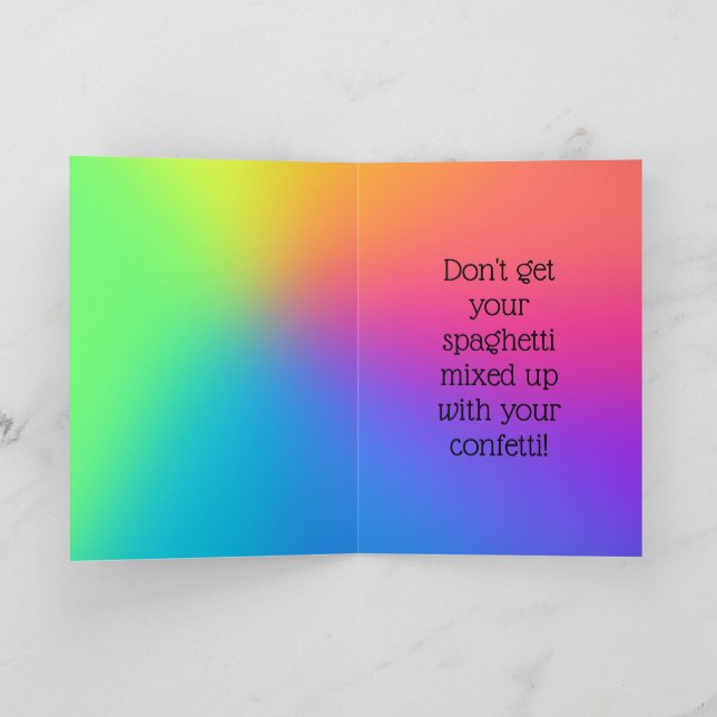 Cartão Engraçado "Excelente Conselho" (Interior)