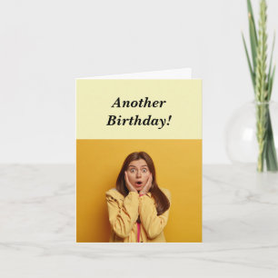 Cartão Engraçado Feminina de Aniversário Humor para Ela