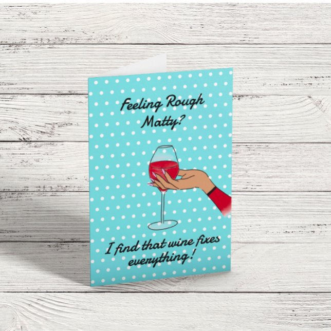 Cartão Engraçado, fique bem (Criador carregado)