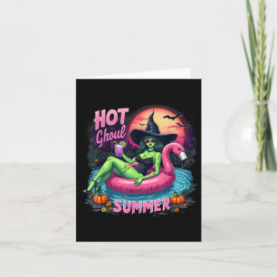 Cartão Engraçado Ghoul Verão Summerentre Vibes Skeleton I
