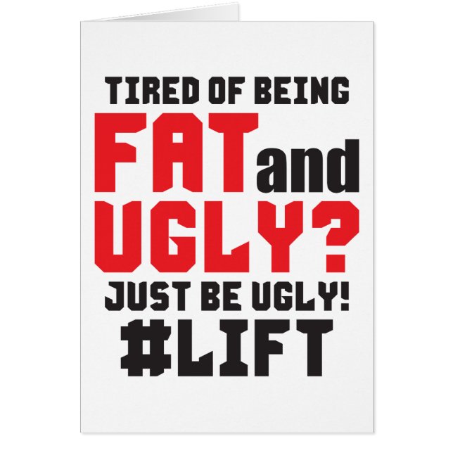 Cartão Engraçado ginásio de prédio (Frente)