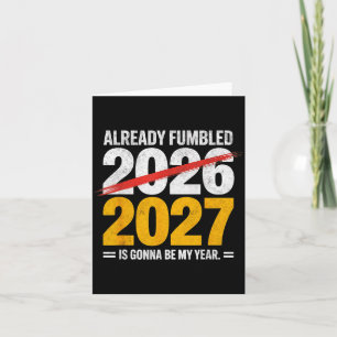 Cartão Engraçado já atrapalhou 2026 2027 vai ser meu ano