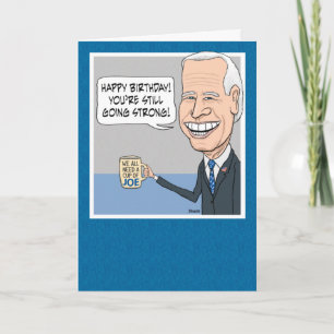 Cartão Engraçado Joe Biden No Malarkey Birthday