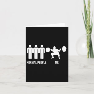 Cartão Engraçado Malhação de ginástica Ensino Encantado