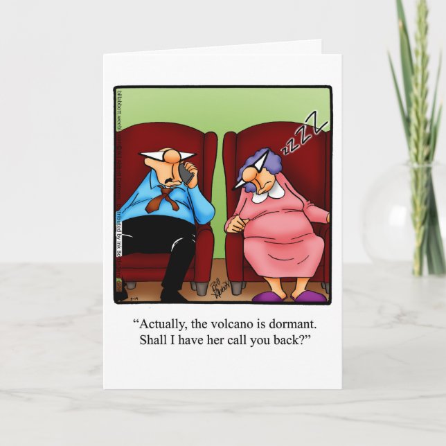 Cartão Engraçado Manter A Placa De Saudação Do Vazio Em T (Frente)