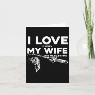 Cartão Engraçado Marido Adoro Quando Minha Esposa Me Deix