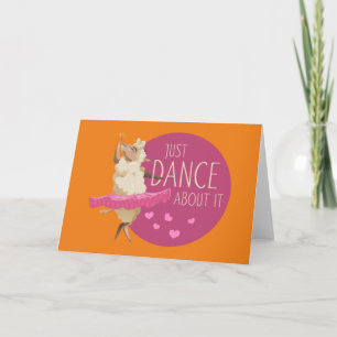 Cartão Engraçado Mensagem De Ovelha - Apenas Dance Sobre