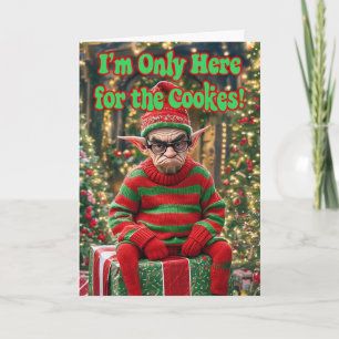 Cartão Engraçado Merry Xmas Card