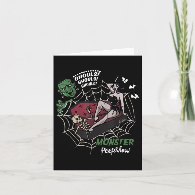Cartão Engraçado Monstro Frankenstein Lover Monstro Como  (Frente)