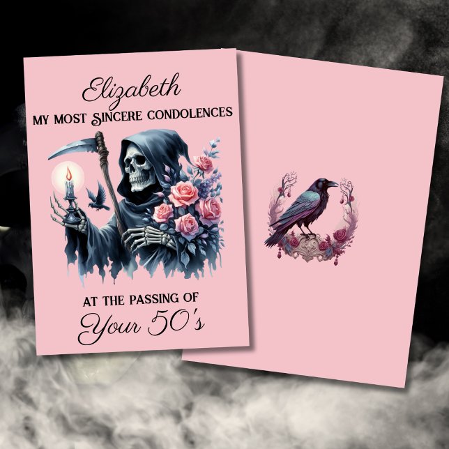 Cartão Engraçado Morte por Ceijo no 60º Aniversário (Criador carregado)