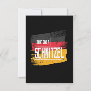 Cartão Engraçado Não Dou Schnitzel Oktoberfest