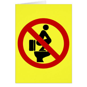 Cartão Engraçado NENHUNS pés no ⚠ tailandês do sinal do ⚠