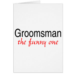 Cartão Engraçado (padrinho de casamento)