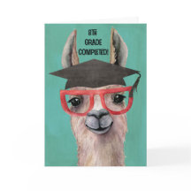 Cartão Engraçado para Graduação do 8º Grau