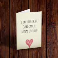 Cartão Engraçado para o Doente do cancer