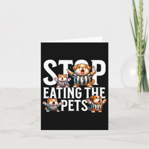 Cartão Engraçado Parem De Comer Cães E Gatos Springfield