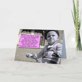 Cartão Engraçado - Pequeno Botão