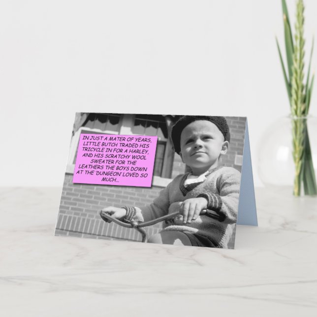 Cartão Engraçado - Pequeno Botão (Frente)