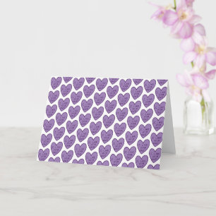 Cartão Engraçado Personalizável Eu Gosto De Seus Corações