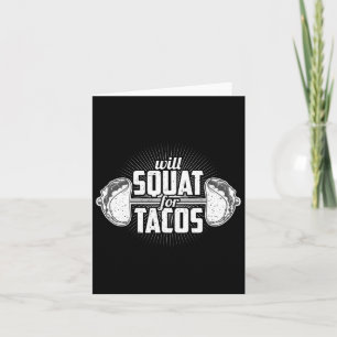 Cartão Engraçado Peso De Gym Levantando Montagem De Porte