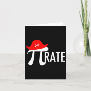 Cartão Engraçado Pirate Math Pun - Símbolo de Humor Tee d