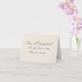 Cartão Engraçado proposta da Bridesmaid, marfim de champa