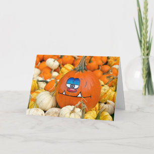 Cartão Engraçado Pumpkin