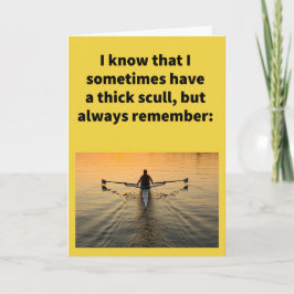 Cartão Engraçado Pun Da Maneira Que Você Oar Feliz Aniver