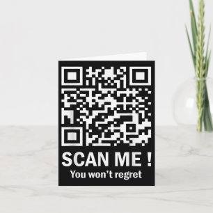 Cartão Engraçado Qr Digitalize-me Presidente Trump 45_47 