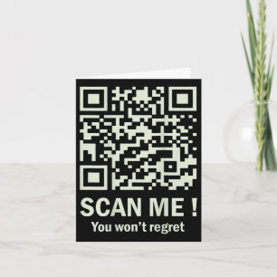 Cartão Engraçado Qr Digitalize-me Trump 45_47 Tee Trump D