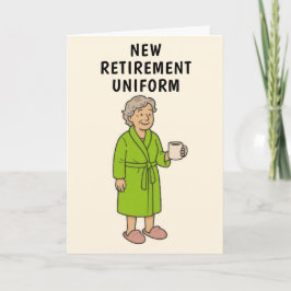 Cartão Engraçado Retirement