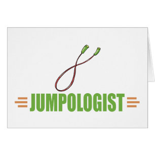 Cartão Engraçado Salto de Roping